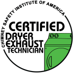 Certified Dryer Exhaust Technician Certification Badge
