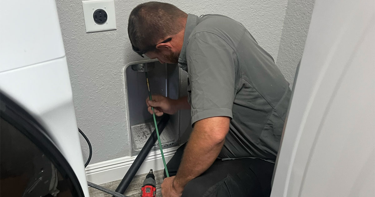 CSIA certified dryer vent technician